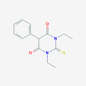 1,3-Diethyl-5-phenyl-2-sulfanylidenedihydropyrimidine-4,6(1H,5H)-dione