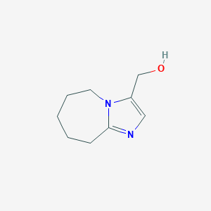 molecular formula C9H14N2O B1463499 6,7,8,9-四氢-5H-咪唑并[1,2-a]氮杂环-3-基甲醇 CAS No. 1086376-75-1