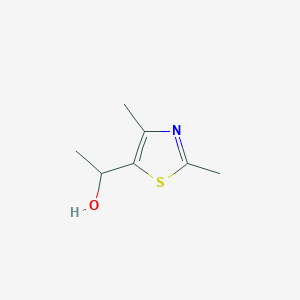 molecular formula C7H11NOS B1463508 1-(二甲基-1,3-噻唑-5-基)乙醇 CAS No. 89775-33-7