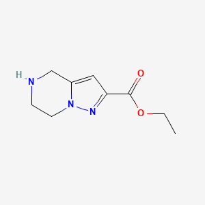 molecular formula C9H13N3O2 B1463511 4,5,6,7-四氢吡唑并[1,5-a]嘧啶-2-甲酸乙酯 CAS No. 1029720-98-6