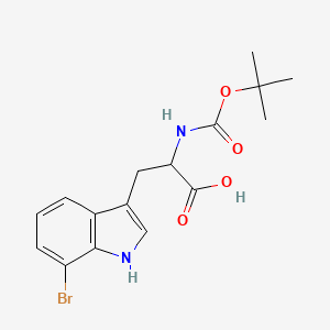 molecular formula C16H19BrN2O4 B1463514 Boc-7-bromo-DL-tryptophan CAS No. 1219432-58-2