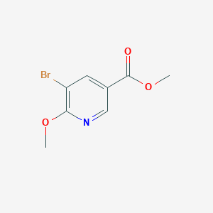 molecular formula C8H8BrNO3 B1463515 甲基5-溴-6-甲氧基烟酸酯 CAS No. 93349-99-6