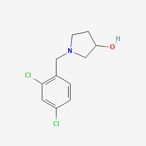 molecular formula C11H13Cl2NO B1463518 1-(2,4-二氯苯甲基)-吡咯烷-3-醇 CAS No. 864415-14-5