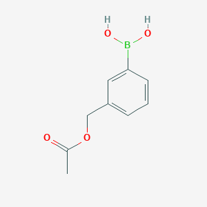 molecular formula C9H11BO4 B1463522 3-(Acetoxymethyl)phenylboronic acid CAS No. 935701-04-5