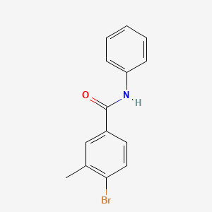 molecular formula C14H12BrNO B1463524 N-苯基-4-溴-3-甲基苯甲酰胺 CAS No. 1020252-81-6
