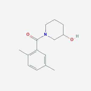 molecular formula C14H19NO2 B1463525 1-(2,5-Dimethylbenzoyl)piperidin-3-ol CAS No. 1090469-04-7