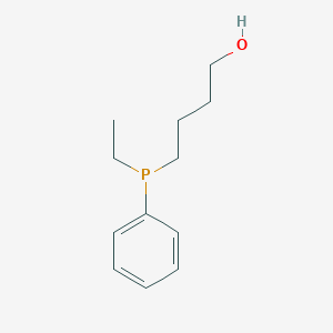 4-[Ethyl(phenyl)phosphanyl]butan-1-OL