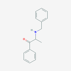 1-Propanone, 1-phenyl-2-[(phenylmethyl)amino]-