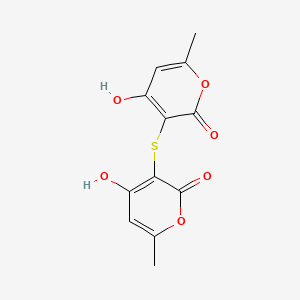 3,3'-Sulfanediylbis(4-hydroxy-6-methyl-2H-pyran-2-one)