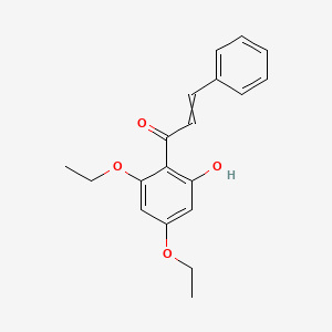 2-Propen-1-one, 1-(2,4-diethoxy-6-hydroxyphenyl)-3-phenyl-