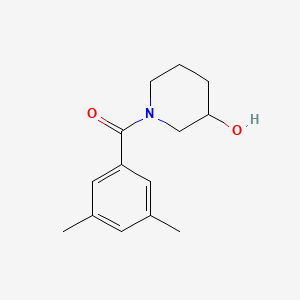 molecular formula C14H19NO2 B1463536 1-(3,5-二甲基苯甲酰)哌啶-3-醇 CAS No. 1090523-55-9