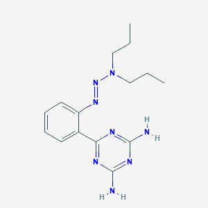 6-{2-[(1e)-3,3-Dipropyltriaz-1-en-1-yl]phenyl}-1,3,5-triazine-2,4-diamine