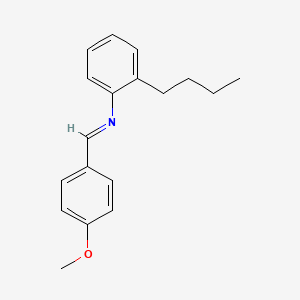 (E)-N-(2-Butylphenyl)-1-(4-methoxyphenyl)methanimine