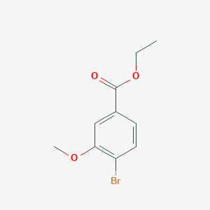 molecular formula C10H11BrO3 B1463551 4-溴-3-甲氧基苯甲酸乙酯 CAS No. 933585-42-3