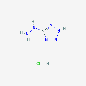 molecular formula CH5ClN6 B1463555 5-Hydrazino-1H-tetrazole hydrochloride CAS No. 40925-73-3