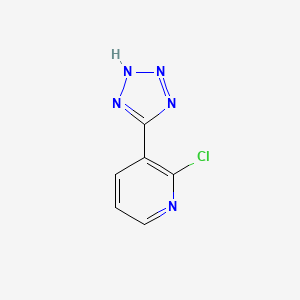 molecular formula C6H4ClN5 B1463559 2-chloro-3-(1H-tetrazol-5-yl)pyridine CAS No. 899808-67-4