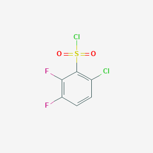 molecular formula C6H2Cl2F2O2S B1463568 6-氯-2,3-二氟苯磺酰氯 CAS No. 1208078-24-3