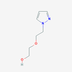 B1463586 2-[2-(1H-pyrazol-1-yl)ethoxy]ethan-1-ol CAS No. 1238621-93-6