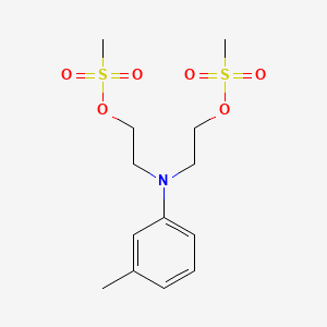 [(3-Methylphenyl)imino]diethane-2,1-diyl dimethanesulfonate