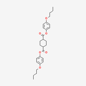 Bis(4-butoxyphenyl) cyclohexane-1,4-dicarboxylate