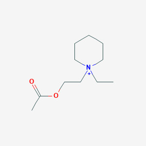 1-[2-(Acetyloxy)ethyl]-1-ethylpiperidin-1-ium