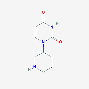 B1463597 1-(piperidin-3-yl)pyrimidine-2,4(1H,3H)-dione CAS No. 1146781-30-7