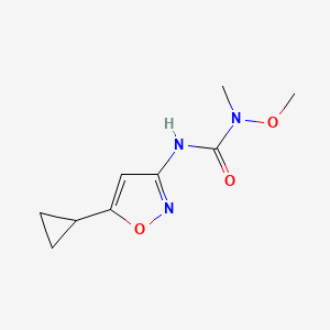 N'-(5-Cyclopropyl-1,2-oxazol-3-yl)-N-methoxy-N-methylurea