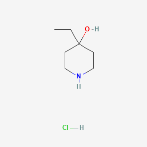 molecular formula C7H16ClNO B1463610 4-乙基哌啶-4-醇盐酸盐 CAS No. 1354949-87-3
