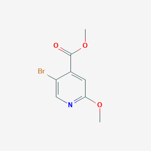 molecular formula C8H8BrNO3 B1463615 Methyl 5-bromo-2-methoxyisonicotinate CAS No. 886365-25-9