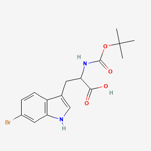 molecular formula C16H19BrN2O4 B1463621 Boc-6-bromo-DL-tryptophan CAS No. 1104606-57-6