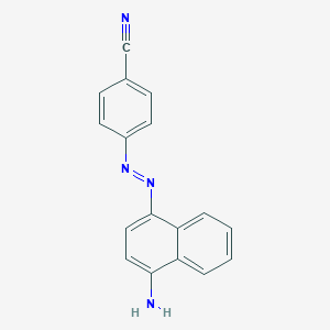 4-[(E)-(4-Aminonaphthalen-1-yl)diazenyl]benzonitrile