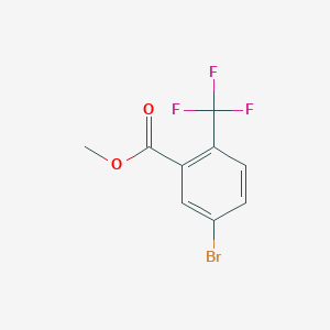 molecular formula C9H6BrF3O2 B1463625 5-溴-2-(三氟甲基)苯甲酸甲酯 CAS No. 842136-32-7