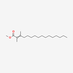 molecular formula C19H36O2 B14636253 Methyl 2,3-dimethylhexadec-2-enoate CAS No. 57289-46-0