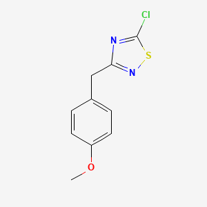 B1463629 5-Chloro-3-[(4-methoxyphenyl)methyl]-1,2,4-thiadiazole CAS No. 1029718-72-6