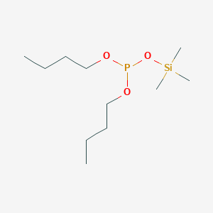 molecular formula C11H27O3PSi B14636314 Dibutyl trimethylsilyl phosphite CAS No. 55274-10-7