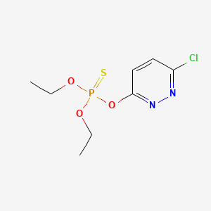 Phosphorothioic acid, O-(6-chloro-3-pyridazinyl) O,O-diethyl ester