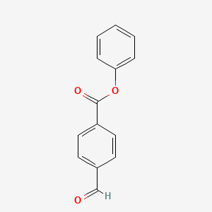 molecular formula C14H10O3 B14636330 Benzoic acid, 4-formyl-, phenyl ester CAS No. 52798-94-4