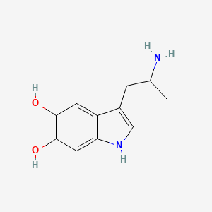 3-(2-aminopropyl)-1H-indole-5,6-diol