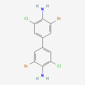 (1,1'-Biphenyl)-4,4'-diamine, 3,3'-dibromo-5,5'-dichloro-