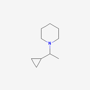 1-(1-Cyclopropylethyl)piperidine