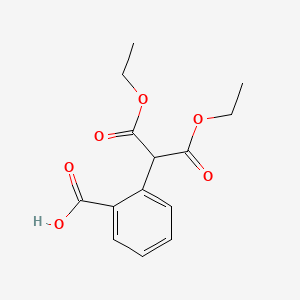 Propanedioic acid, (2-carboxyphenyl)-, 1,3-diethyl ester