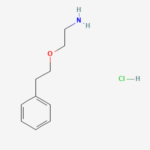 molecular formula C10H16ClNO B1463651 2-(苯乙氧基)-1-乙胺盐酸盐 CAS No. 1185298-89-8