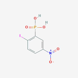 (2-Iodo-5-nitrophenyl)phosphonic acid