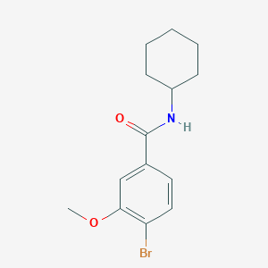 B1463668 N-Cyclohexyl 4-bromo-3-methoxybenzamide CAS No. 1072944-40-1