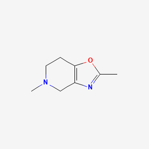 B1463686 2,5-Dimethyl-4,5,6,7-tetrahydrooxazolo[4,5-c]pyridine CAS No. 1017781-98-4