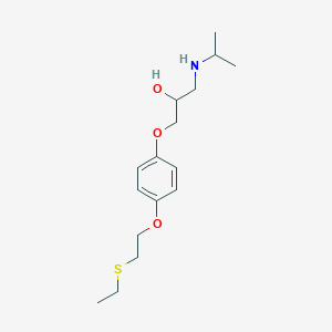 1-{4-[2-(Ethylsulfanyl)ethoxy]phenoxy}-3-[(propan-2-yl)amino]propan-2-ol