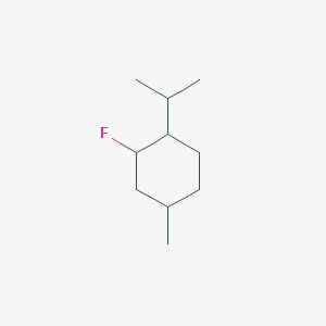 2-Fluoro-4-methyl-1-(propan-2-yl)cyclohexane