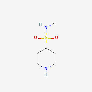 molecular formula C6H14N2O2S B1463709 N-甲基哌啶-4-磺酰胺 CAS No. 956075-50-6