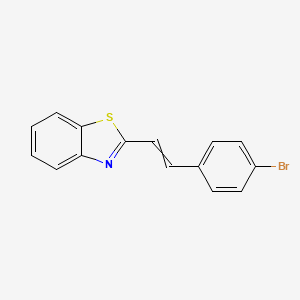 2-[2-(4-Bromophenyl)ethenyl]-1,3-benzothiazole