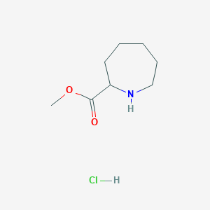 molecular formula C8H16ClNO2 B1463718 甲基氮杂环戊烷-2-羧酸盐盐酸盐 CAS No. 34459-10-4